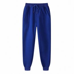 spring and Autumn Men's Sweatpants, Jogging Pants, Sweatpants, Fleece Solid Colour Trousers, Street Fi Warm Pants S-3XL h8MM#