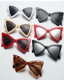 Factory Sexy Cat Eye Sunglasses Triangle Leopard Frame Various Colors Optional Plastic Glasses women sunglass for sunglases 6219581