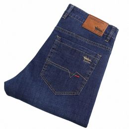 Pantaloni casual elasticizzati Busin da uomo larghi dritti larghi 2023 nuovi jeans estivi s087 #