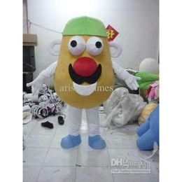 Mascot Costumes Halloween Christmas Cute Potato Mascotte Cartoon Plush Fancy Dress Mascot Costume