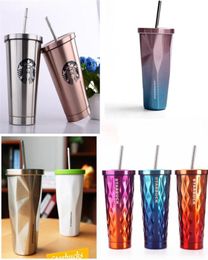 16 With Cup Suction Goddess Stainless Premierlash Straw Creative Coffee Cup Insulation Water Colours Bottle Steel Lid. Qfbpg Qkanx3696414