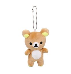 Whole Rilakkuma Bear Plush Doll Kawaii Stuffed Animal Keychain Toy for Gifts6659494