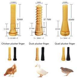 Accessories 50 Poultry Picking Fingers Dehairing Machine Glue Sticks Chicken Duck Quail Picking Beef Tendon Material Corn On The Cob