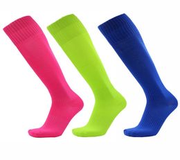 Solid Long Tube Socks Outdoors Sports Striped Elastic Socks Breathable Anti Friction New Fashion Top Quality Fast Dry Football Soc5498828