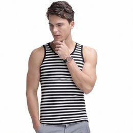 summer tank top men cott Striped tight bodybuiding soft and breathable 80bc#