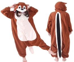 SS Easter Anime Lovely Brown Long Tail Squirrel Cosplay Onesie Adult Unisex Jumpsuit Pyjamas Halloween Christmas Party Costumes7765915685