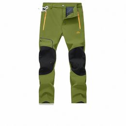 magcomsen Men's Fleece Pants Waterproof Shell Hiking Pants with 4 Zipper Pockets Winter Ski Trousers 75po#