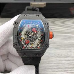 Men Watch RichrMill Vs Factory Carbon Fiber Rm Designer 9 colors Tennis racket RM27-04 carbon professional sports souvenir RAFR2372