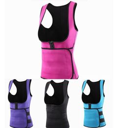 Waist Cincher Sweat Vest shapers Trainer Tummy Girdle Control Corset Body Shaper for Women Plus Size S M L XL XXL 1pc6740660