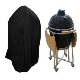 Tools Black BBQ Cover Outdoor Waterproof Barbeque Cover AntiDust Protector For Gas Charcoal Electric Barbecue Grill Cover 7 Sizes