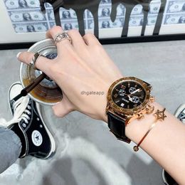 High sense domineering large dial watch womens simple temperament waterproof cool wind fashion top ten brands