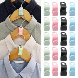 Hangers 10pcs Clothes Hanger Superimposed Hook Multifunctional Closet Connector Hooks Space Saving Durable For Home Wardrobes