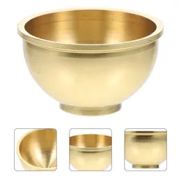 Bowls Tribute Water Cup Clean Home Decor Auspicious Offering Yoga Copper Accessory Office