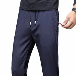 mingyu Brand New Casual Pants Men Zip Pocket Slim Jogging Outdoor Sweatpants Black Grey Blue Skinny Trousers Male 28-38 r5OY#