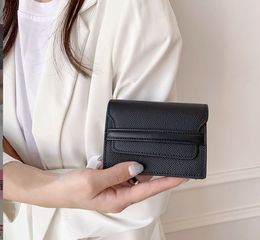 Anti-magnetic card bag female pu leather large capacity multi-card new niche design simple fashion compact mini card bag