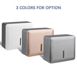 Holders Wall Mount Paper Towel Dispenser Multifold Hand Towel Tissue Holder with Key Lock for Bathroom Kitchen Bedroom