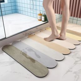 Mats Summer Absorbent Bath Mat Nappa Skin Bathroom Mats Quick Drying Antislip Entrance Doormats Diatom Floor Carpet Shower Rugs