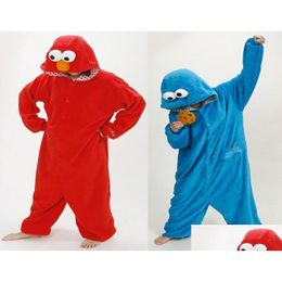 Anime Costumes Adt Animal Pajamas One Place Cookie Cosplay Monster Pajama Ones For ADTS Costume Scossuit FZ26863705801 Drop dostarczenie otjtl