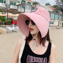 Wide Brim Hats Visor Women Hat Fashionable Sun Protection UV Summer Breathable Big Bucket Outdoors