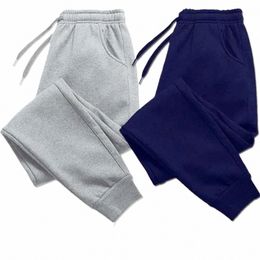 men Casual Sports Pants Running Workout Jogging Lg Pants Gym Sport Trousers for Men Jogger Sweatpants Male Casual Veet Pants Y089#