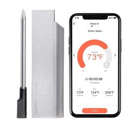 Smart Wireless Meat Thermometer Perfect for Cooking, Grilling, Rotisserie - Waterproof and Bluetooth Enabled