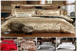 Drop 3D Bedding Set Queen Jacquard Bedding set Single Size comforter cover set bedclothes Textiles8184802