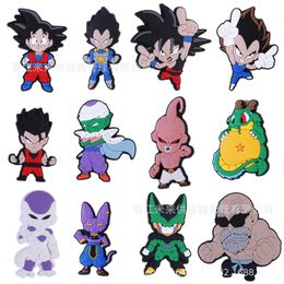 kids boy comic dragon Anime charms wholesale childhood memories funny gift cartoon charms shoe accessories pvc decoration buckle soft rubber clog charms