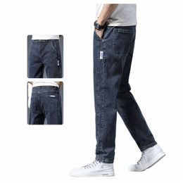 spring Summer Black Blue Cargo Jeans Men Streetwear Denim Jogger Pants Men Baggy Harem Jeans men pants Trousers 4XL 5XL Jeans n3o0#