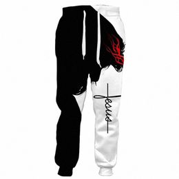 hx Newest Christian Jesus Catholic Trousers Men Women Sweatpants 3D Print Jogging Fi Casual Pants Sweatpants Drop Ship o2sG#