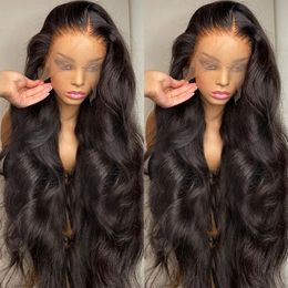 250 Density 13x6 Body Wave Lace Front Wig Brazilian 30 40 Inch Hd Transparent 13x4 Lace Frontal Human Hair Wig for Women