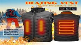 Self heating vest gilet chaleco heated veste chauffante avec batterie doudoune homme hiver chaleco calefactable hombre320h1083920