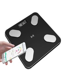 Electronic Weighing Scales Body Fat Scale Household Body Health Scale Tempered Glass Scales Accurate li pin cheng BatteryWeight S7552702