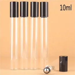 Storage Bottles 10ml Roll On Roller For Essential Oils Small Roll-on Refillable Perfume Bottle Deodorant Containers 100pcs/lot