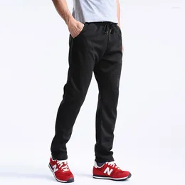 Men's Pants Men Drawstring Flax Straight Full Length Solid Cotton Loose Home Trousers Fashion Pocket Plus Size M-4XL