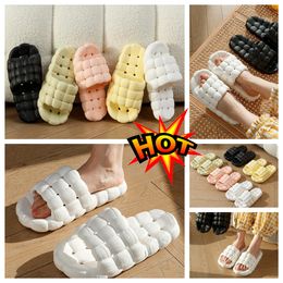 Slippers Home Shoes GAI Slides Bedroom Showers Rooms Warms Plush Living Rooms Soft Wear Cottons Slipper Ventilate Woman Men pink whites