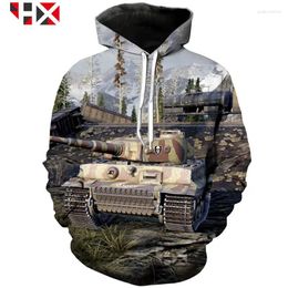 Men's Hoodies 2024 Game Tank World 3D Print Fashion Hoodie Sweatshirt Unisex Harajuku Style Funny Hip Hop Tops HX156