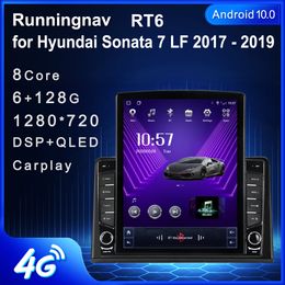 9.7" New Android For Hyundai Sonata 7 LF 2017-2019 Tesla Type Car DVD Radio Multimedia Video Player Navigation GPS RDS No Dvd CarPlay & Android Auto Steering Wheel Control