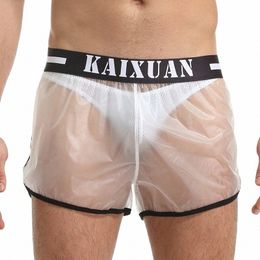 men Beachwear Quick Dry Transparent Waterproof Swimming Shorts Bathing Suits Trunk Surfing Swimwear Board Shortswithout briefs y1lV#