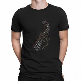 guitar Rock Man TShirt Bass Individuality T Shirt Graphic Streetwear Hipster 12bX#