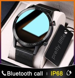 L13 Business Smart Watch Men039s IP68 Waterproof ECG PPG Bluetooth Call Watchs Blood Pressure Heart Rate Fitness Tracker Sports3807548