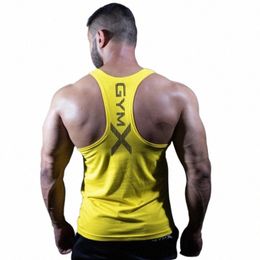 men Bodybuilding Tight Cott Tank Tops Summer Jogger Workout Sleevel shirt Man Sling Vest Male Gyms Fitn Brand Clothing u8nr#