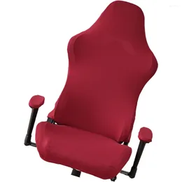 Chair Covers Gaming Protective Protector Seat Slipcovers Armrest Computer Room Red Stretch For