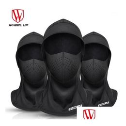 Cycling Caps Masks Waterproof Clava Ski Mask Winter Fl Breathable Face For Men Women Cold Weather Gear Skiing Motorcycle Riding1396540 Otbn4