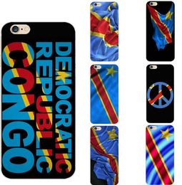 Congo Democratic Republic National Flag Peace No War Theme TPU Phone Cases For iPhone 6 7 8 11 max pro S XR X Plus4936941
