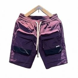 2023 Multi-pocket Cargo Shorts Fi Sports Beach Cropped Pants Men Summer Hip Hop Casual Gym Shorts Basketball Shorts d5XD#