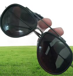New Bright Brown Metal Frame 60mm Lens Classic Round Sunglasses Men Women High Quality Vintage Driving UV400 Sun Glasses 2432894