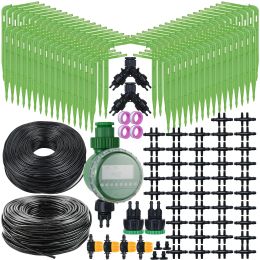 Kits KESLA Garden 4/7mm to 3/5mm Hose Automatic Watering Drip Irrigation System Kit Elbow Emitter Potted Plant Home Bonsai Greenhouse