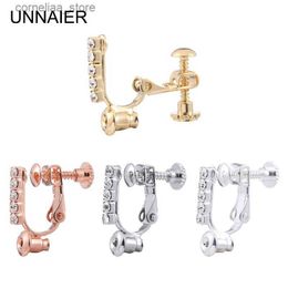 Ear Cuff Ear UNNAIER drill bit screw ear clip converter invisible perforated female DIY material bag replacement ear clip Y240326