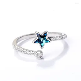 Wedding Rings Exaggerated Boho Adjustable Size Star For Women Men Girl Party Gifts Valentine's Day Jewelry