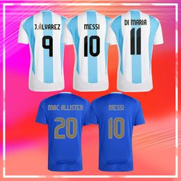 2024 2025 MESSIS Soccer Jerseys Argentina 3 Star 24 25 Fans Player Version DI MARIA ALLISTER DYBALA MARADONA MARTINEZ DE PAUL Child Kids Kit Men Women Football Shirt